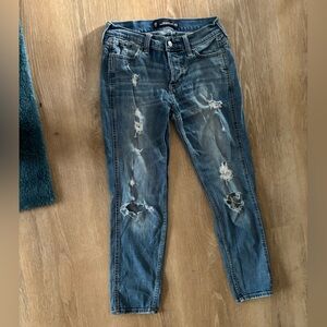 Hollister Distressed Blue Jeans
